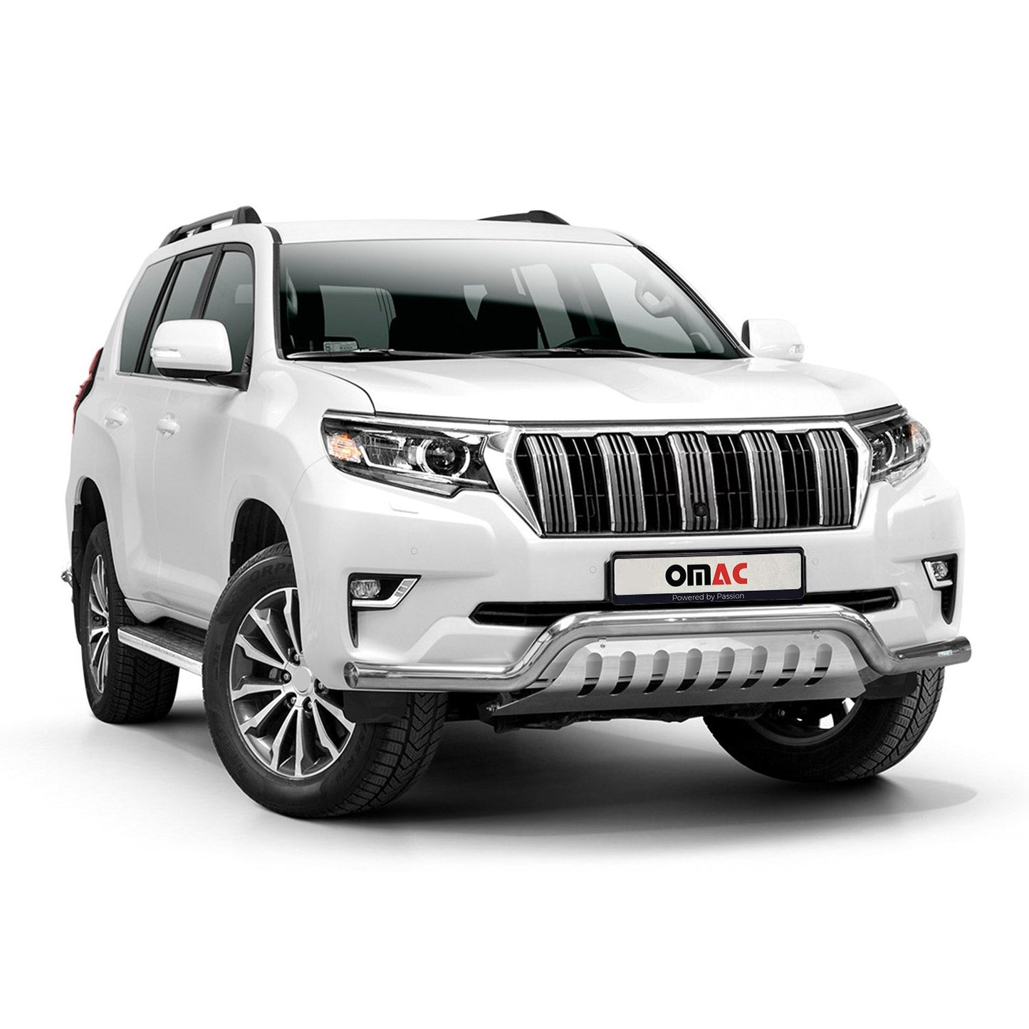 Frontbügelschutz Frontschutzbügel für Toyota Land Cruiser 150 2017-22 Grau ABE