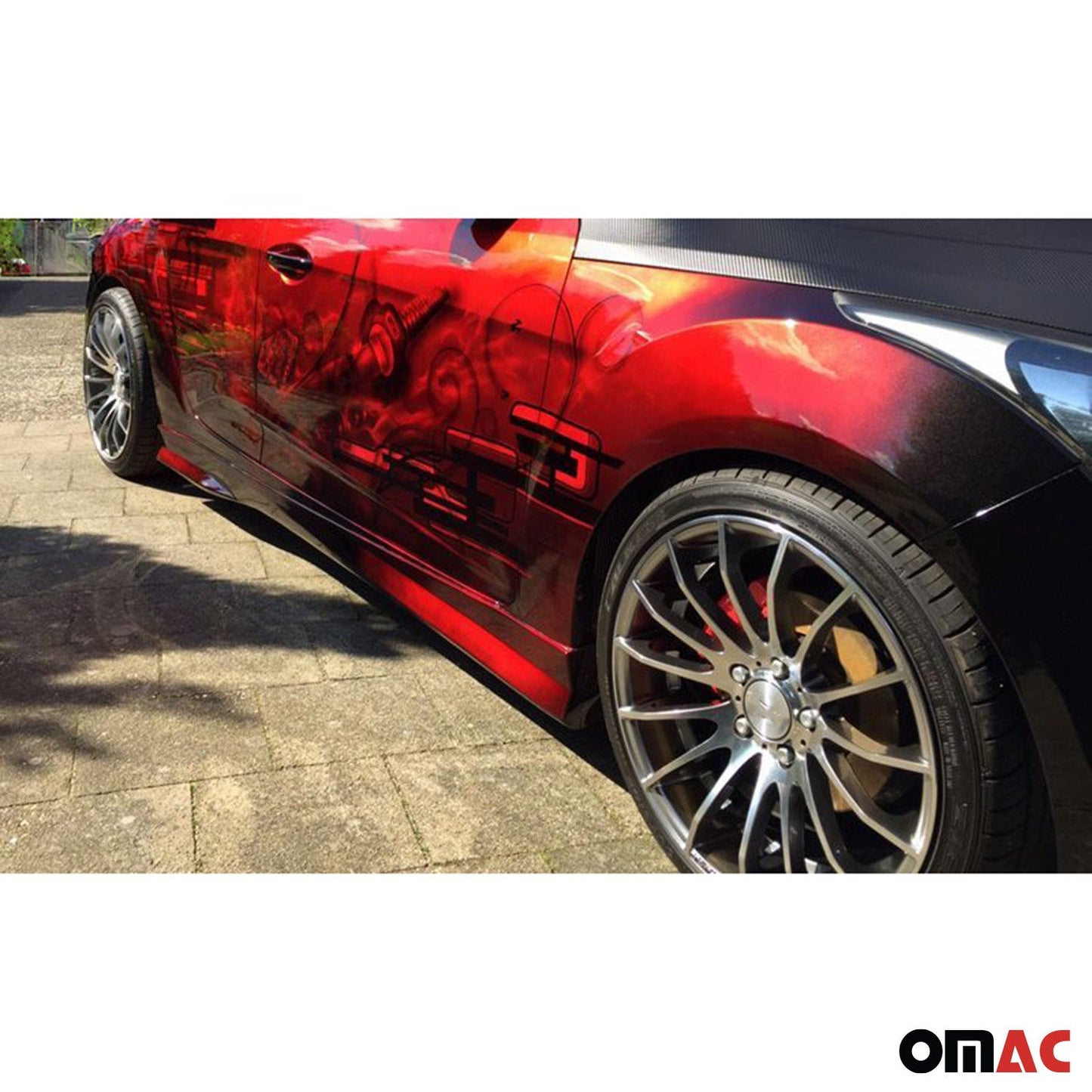 RDX Seitenschweller Kratzschutz für Hyundai Veloster 2011-2023 ABS