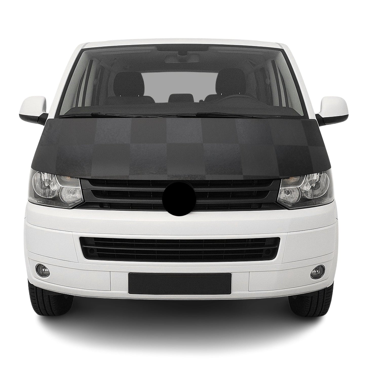 Kariert Haubenbra Steinschlagschutz Bonnet Bra für VW Transporter T5 2010-2015