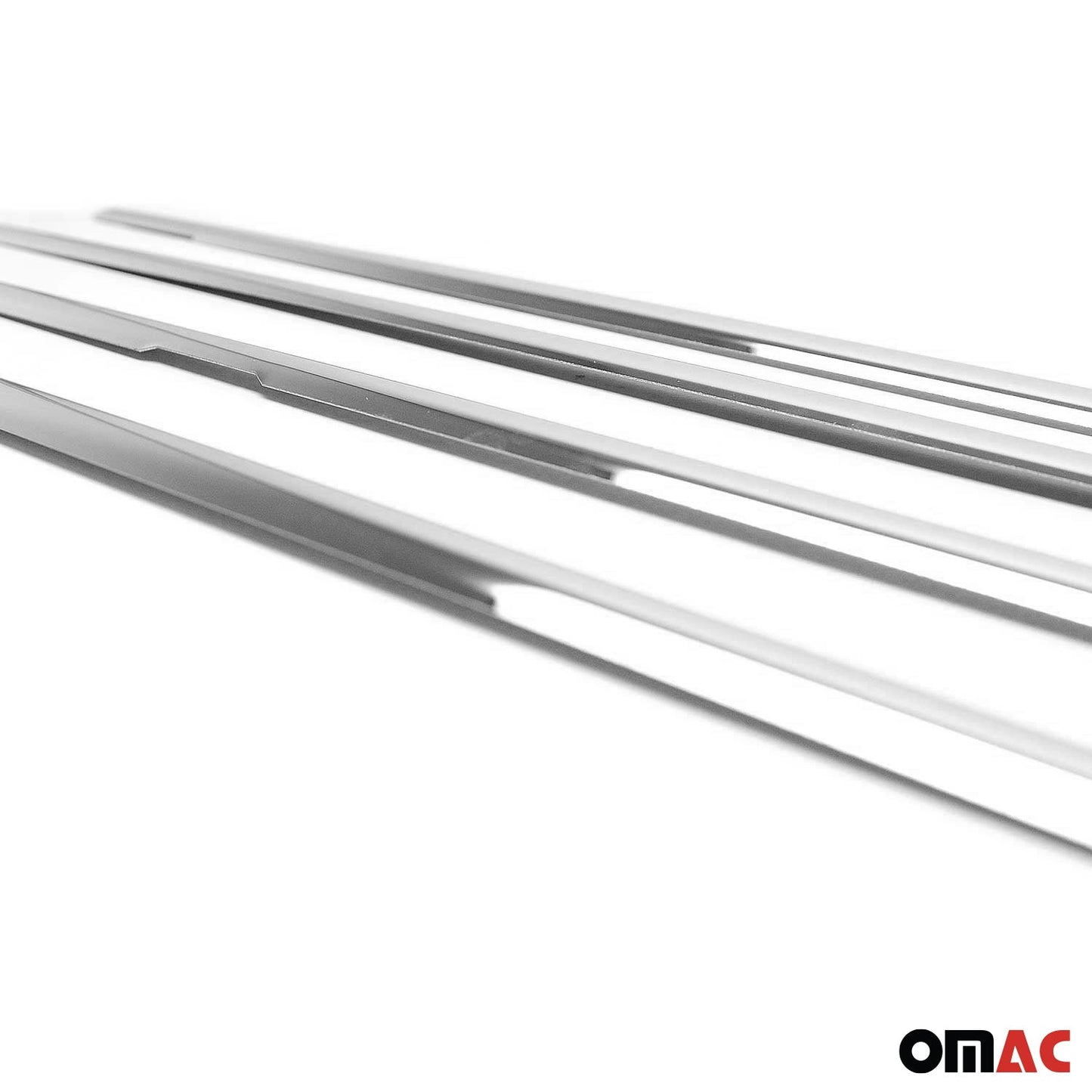 Benzi decorative pentru geamuri VW Jetta 2005-2010, oțel inoxidabil cromat, 4 bucăți