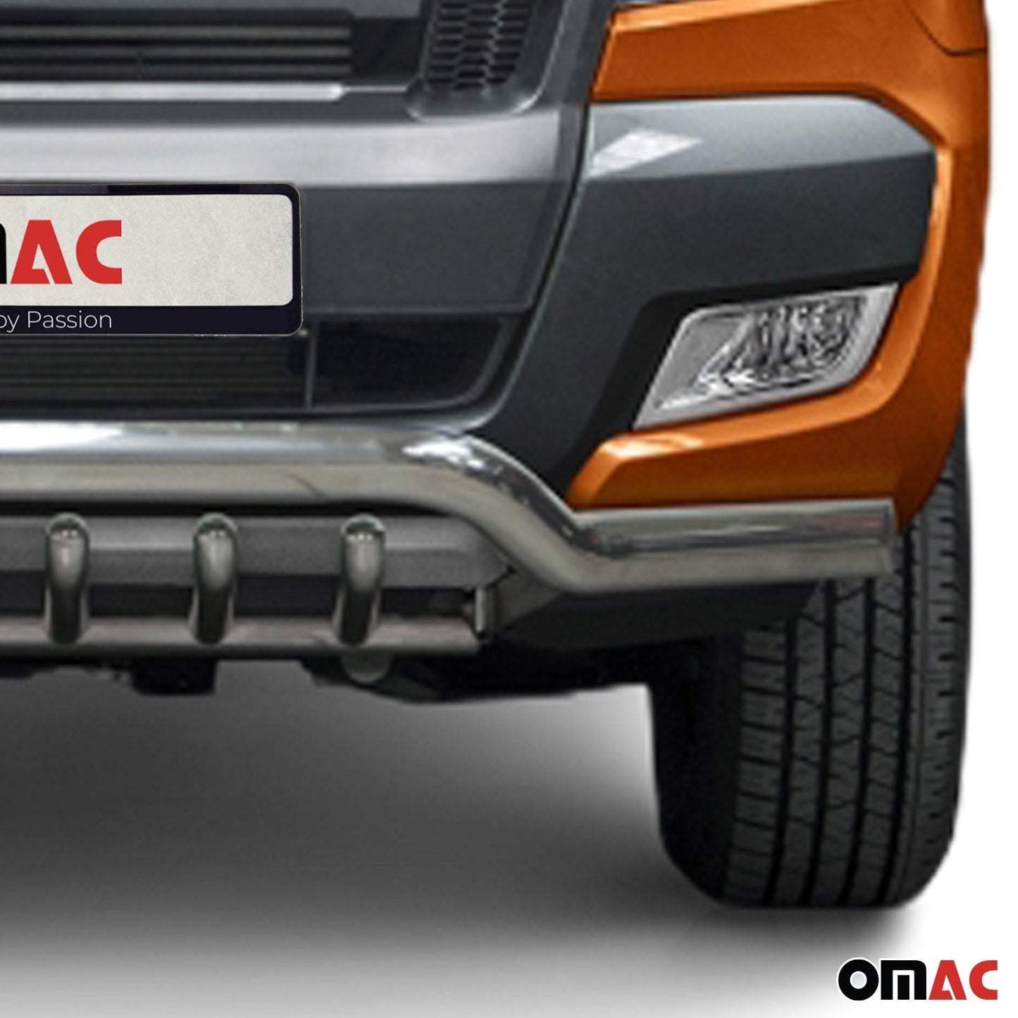 Frontschutzbügel Frontbügel für Ford Ranger 2016-2025 mit ABE Stahl Silber