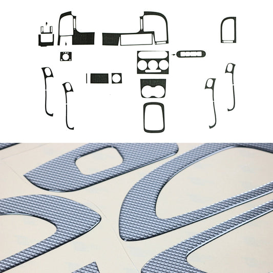 Innenraum Dekor Cockpit für Opel Zafira 1998-2005 Carbon Optik 21tlg