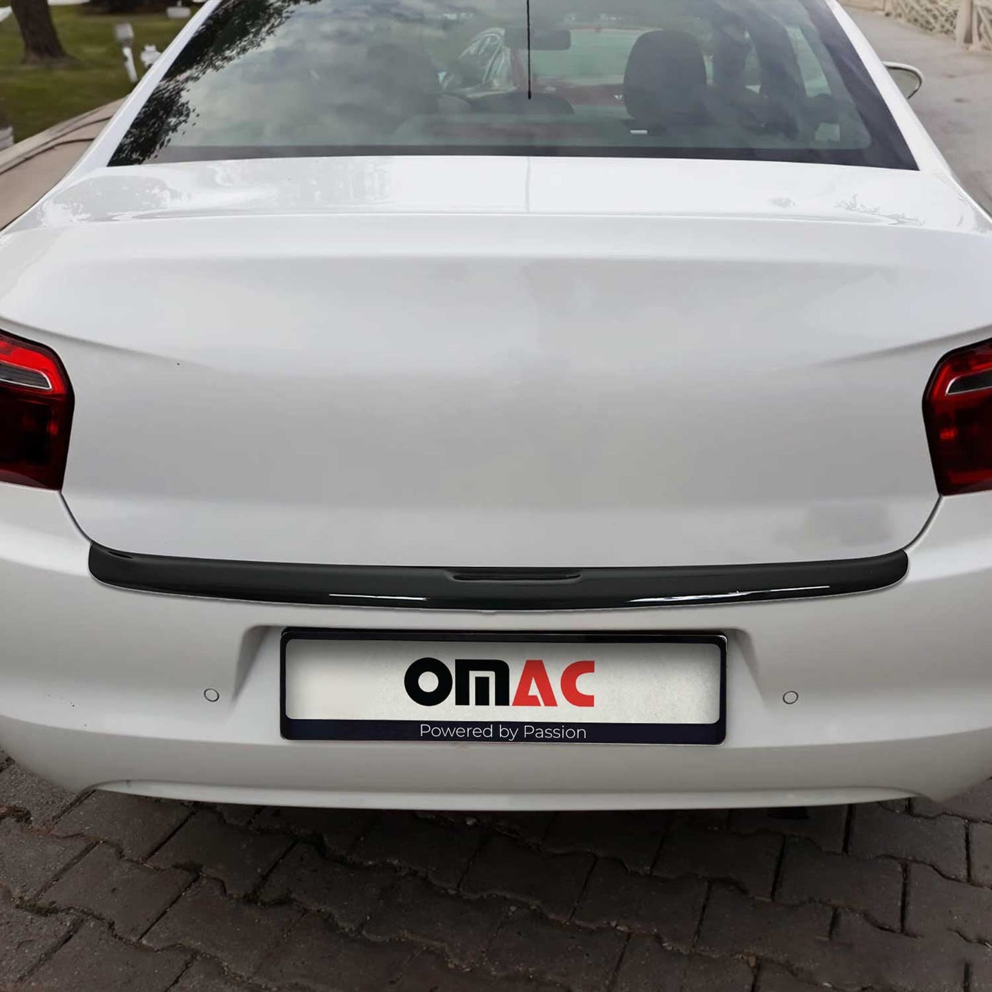 Protecție prag/bară de protecție pentru Citroen C-Elysee 2012-2024, acril, negru