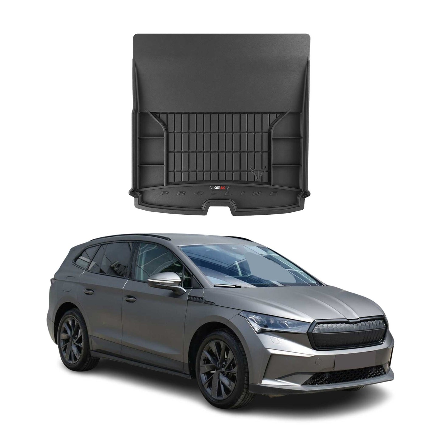 OMAC Gummi Kofferraumwanne für Skoda Enyaq 2020-2025 obere TPE Laderaumwanne