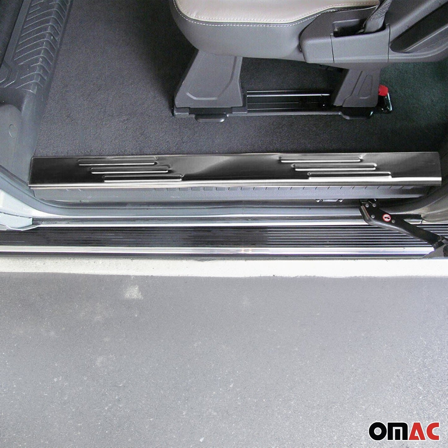 Einstiegsleisten Türschweller für Ford Custom 2013-2024 Edelstahl Silber 2tlg