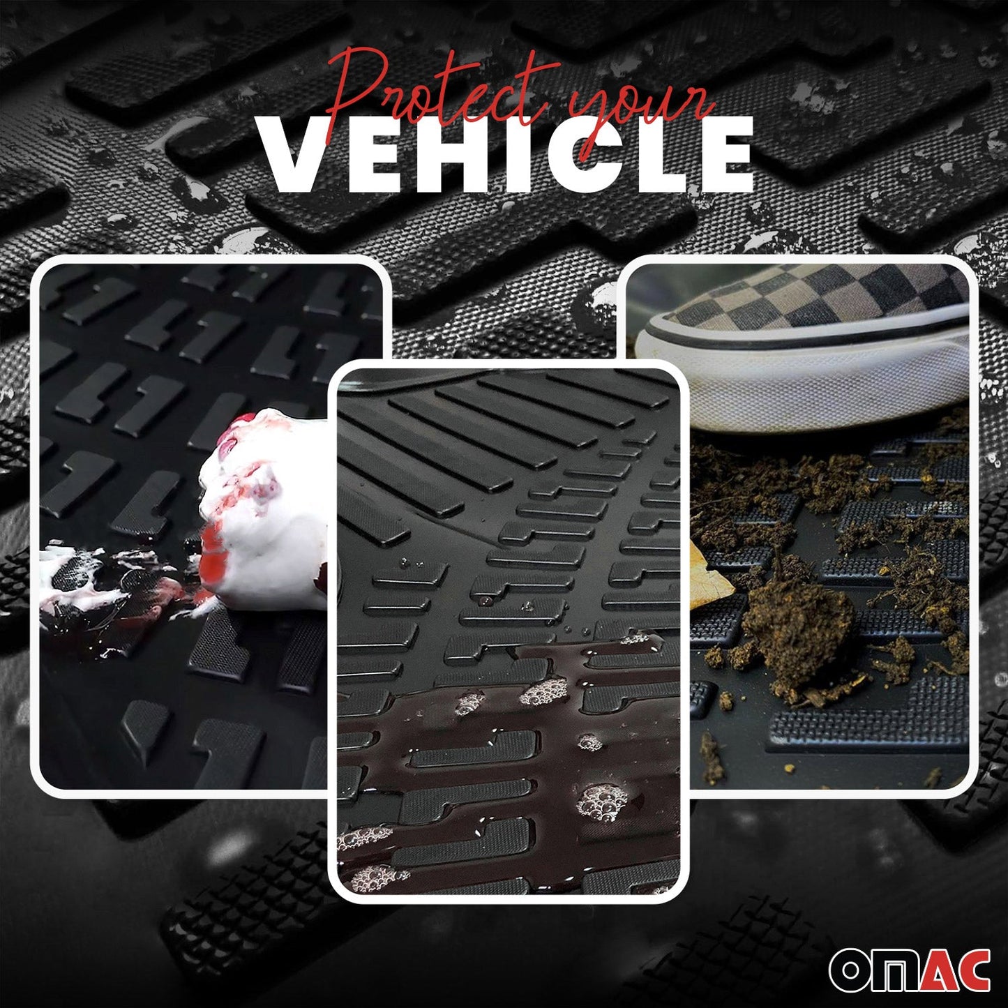 Covorașe auto Smart Fortwo 2014-2019, tăiabile, TPE, negre, set de 4 piese