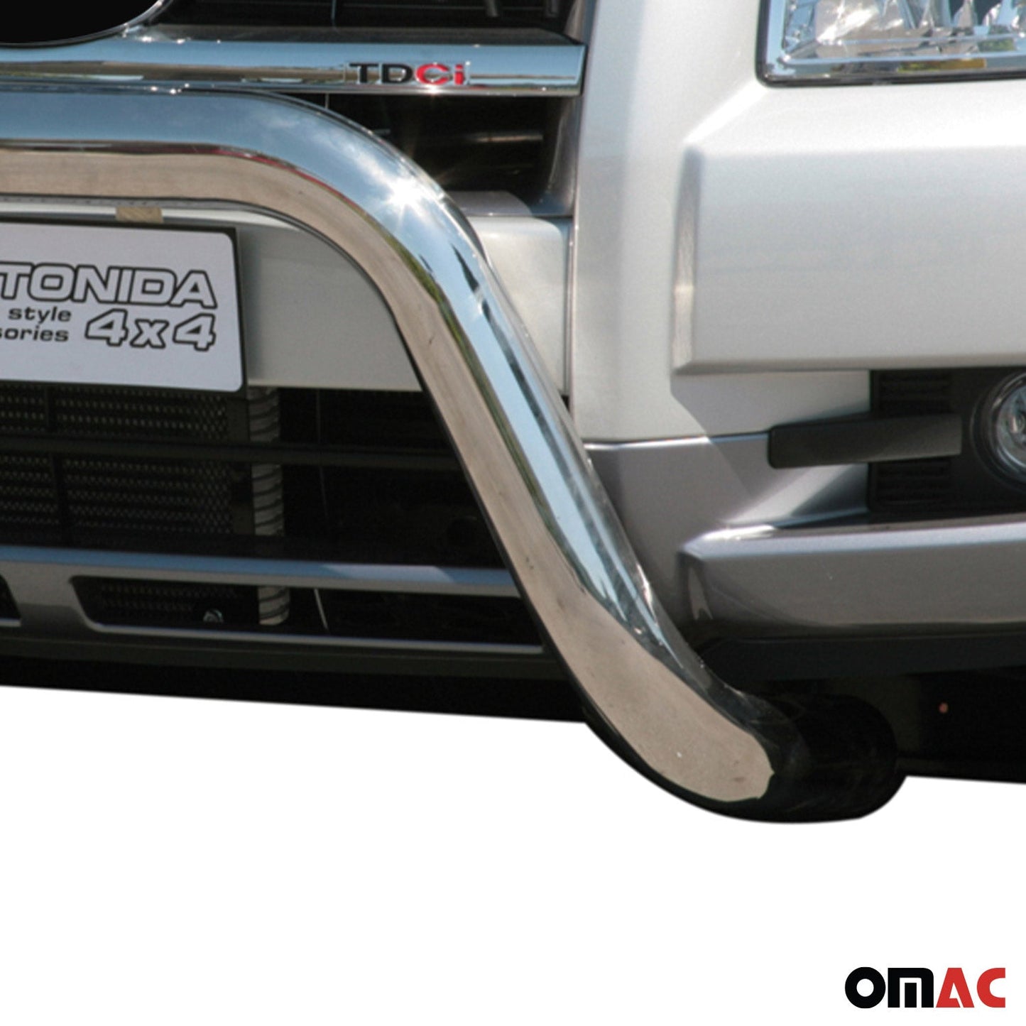 Frontbügel Frontschutzbügel für Ford Ranger 2007-2009 ø76mm Stahl Silber Schutz