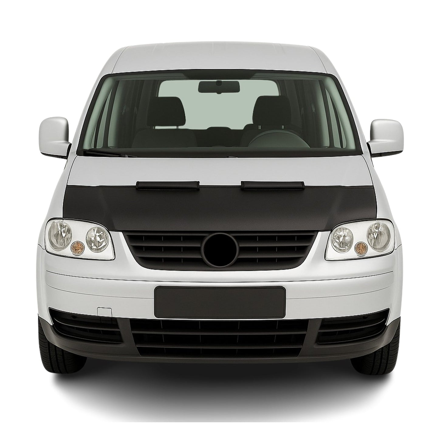 Protecție capotă anti-ciobire pentru VW Caddy 2003-2010, jumătate neagră
