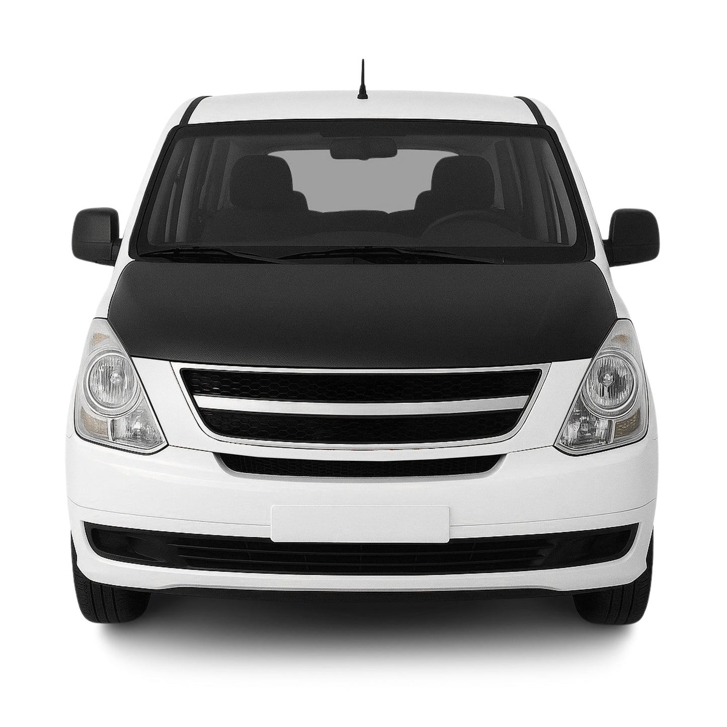 Haubenbra Bonnet Bra Steinschlagschutz für Hyundai H1 2007-2025 Schwarz 1tlg