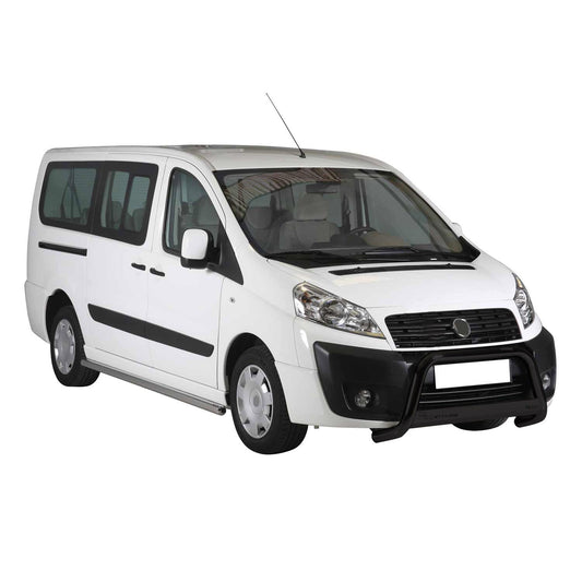 Bară de protecție/buton față pentru Fiat Scudo 2007-2016 ø63mm oțel negru protecție