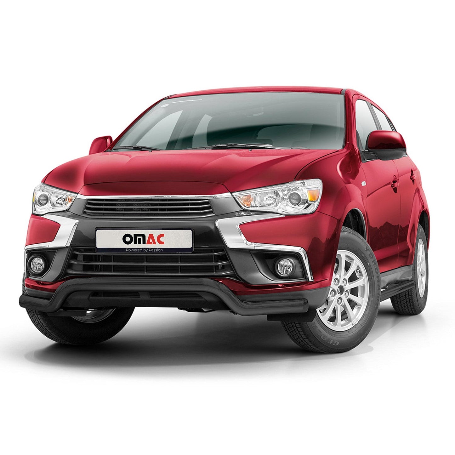 Bară de protecție față, bară de protecție față pentru Mitsubishi ASX 2017-2022, omologată ABE, neagră