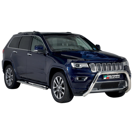 Stahl Schwellerrohre Trittbretter für Jeep Grand Cherokee Overland 2013-2017