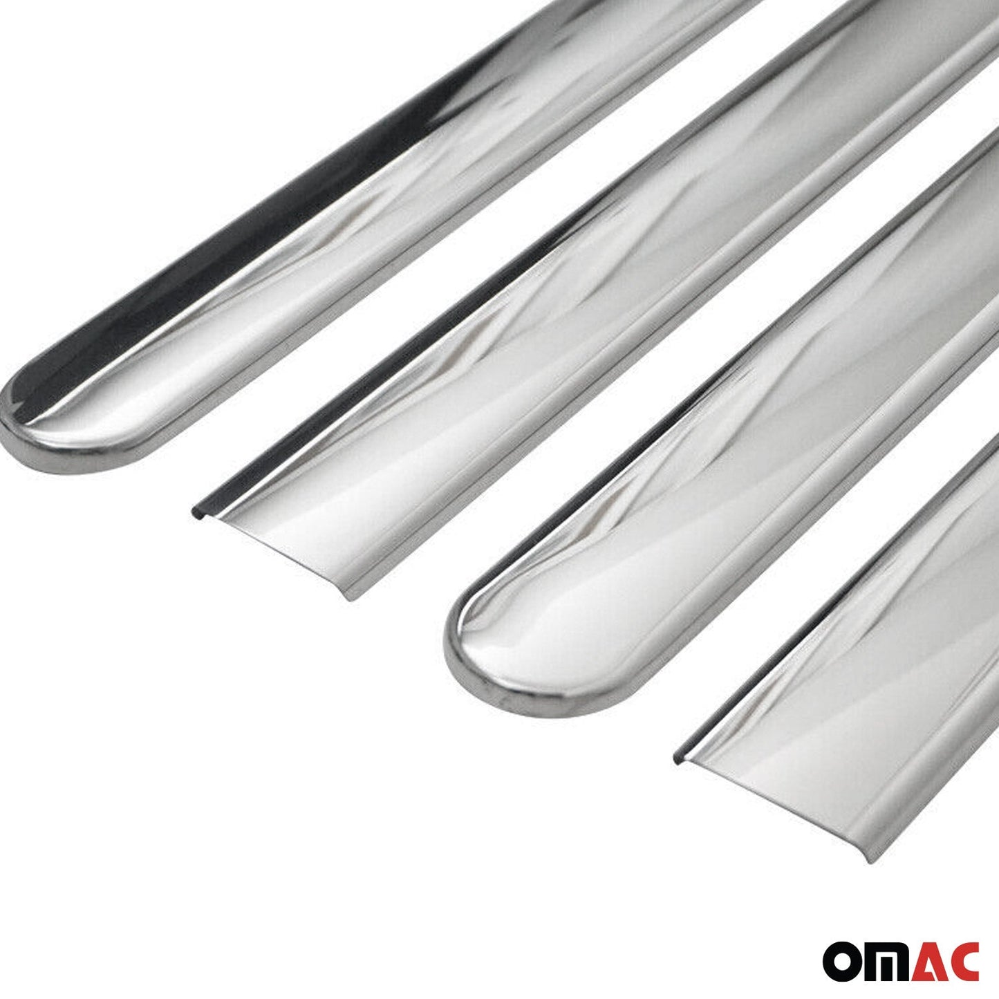 Seitentürleiste Türleisten Türschutzleiste für Opel Corsa C 2000-2006 Chrom 4x