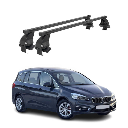 Menabo Dachträger für BMW 2 Gran Tourer F46 2014-2024 50kg Stahl Schwarz 2x