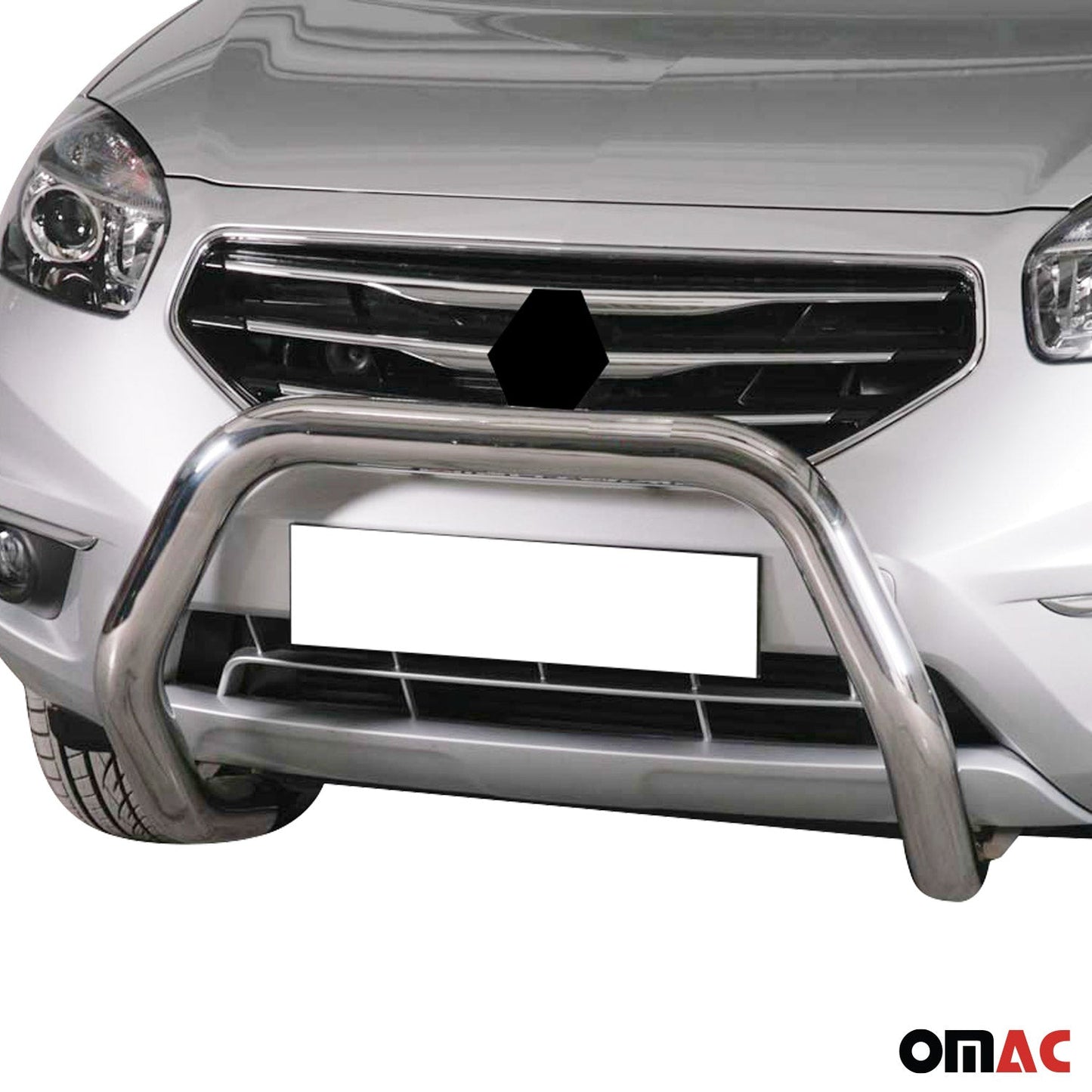 Frontbügel Frontschutzbügel für Renault Koleos 2011-2013 ø76mm Stahl Silber