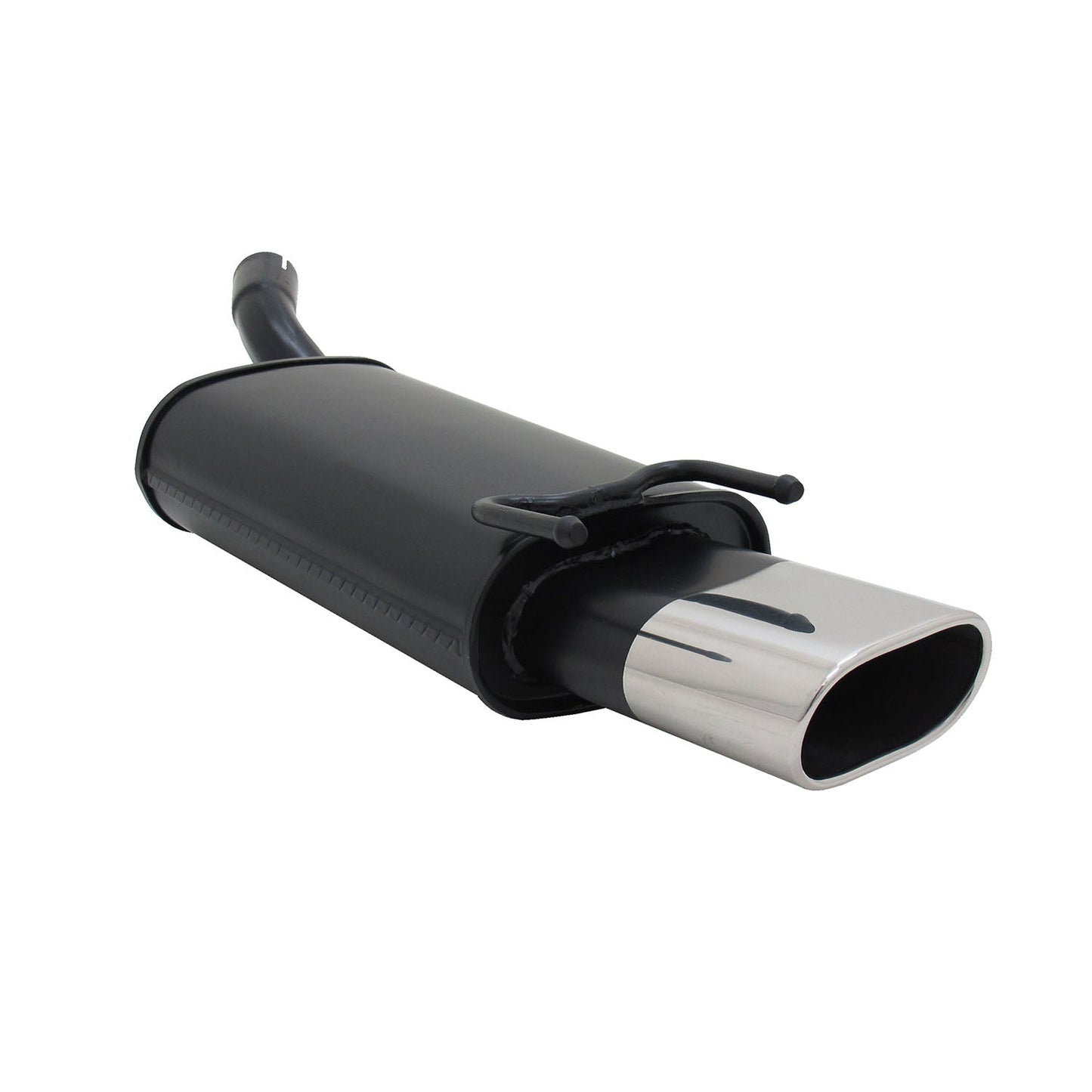 Novus Sportauspuff für Opel Corsa B 135x75mm Endschalldämpfer mit ABE