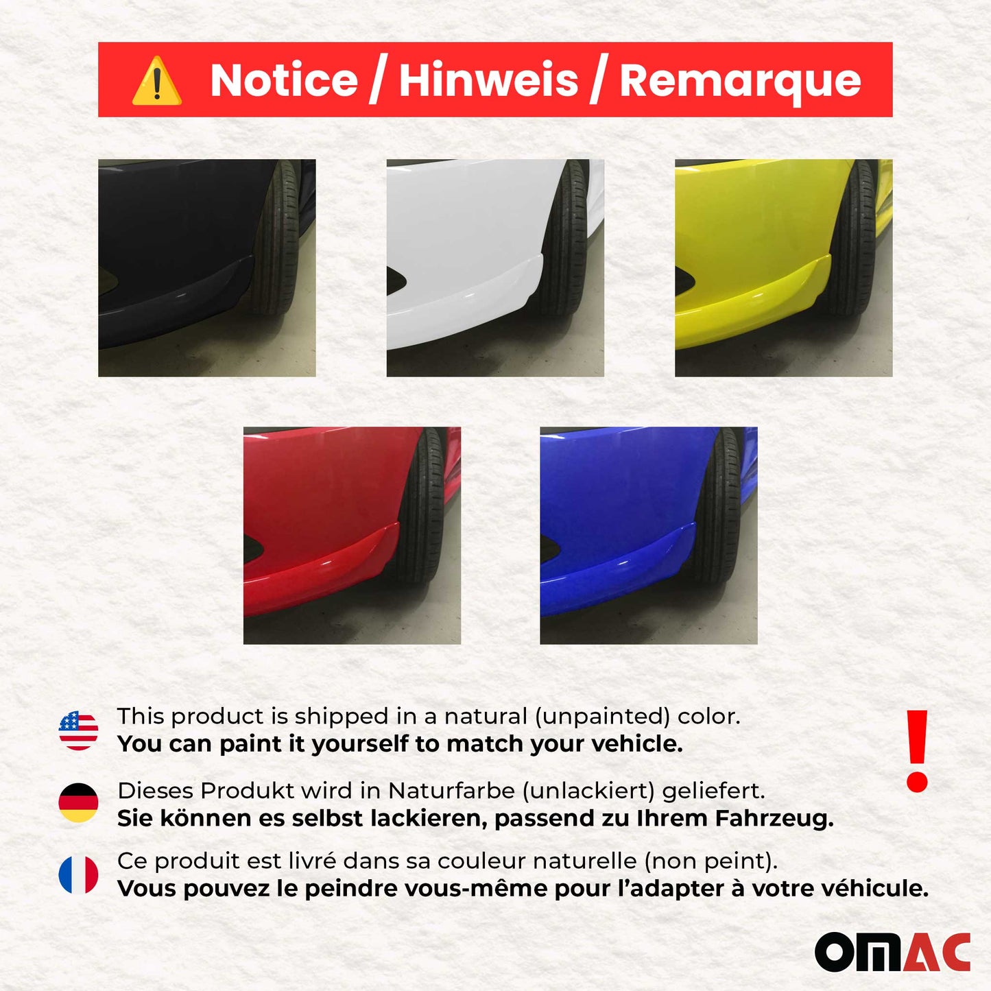 Eleron spate, aripă spate, margine spate pentru Renault Kangoo 2008-2020, grundat cu ABS, 1 bucată