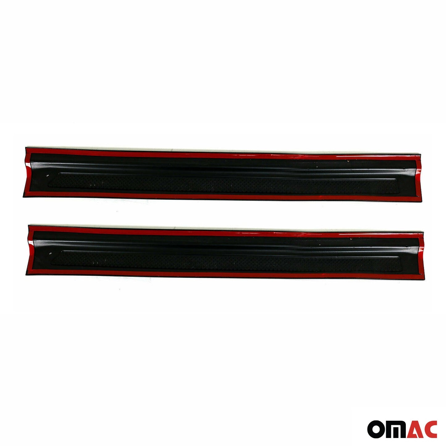 Protecții prag ușă pentru Ford Transit 2006-2014, cauciuc TPE, negru, set 2 piese