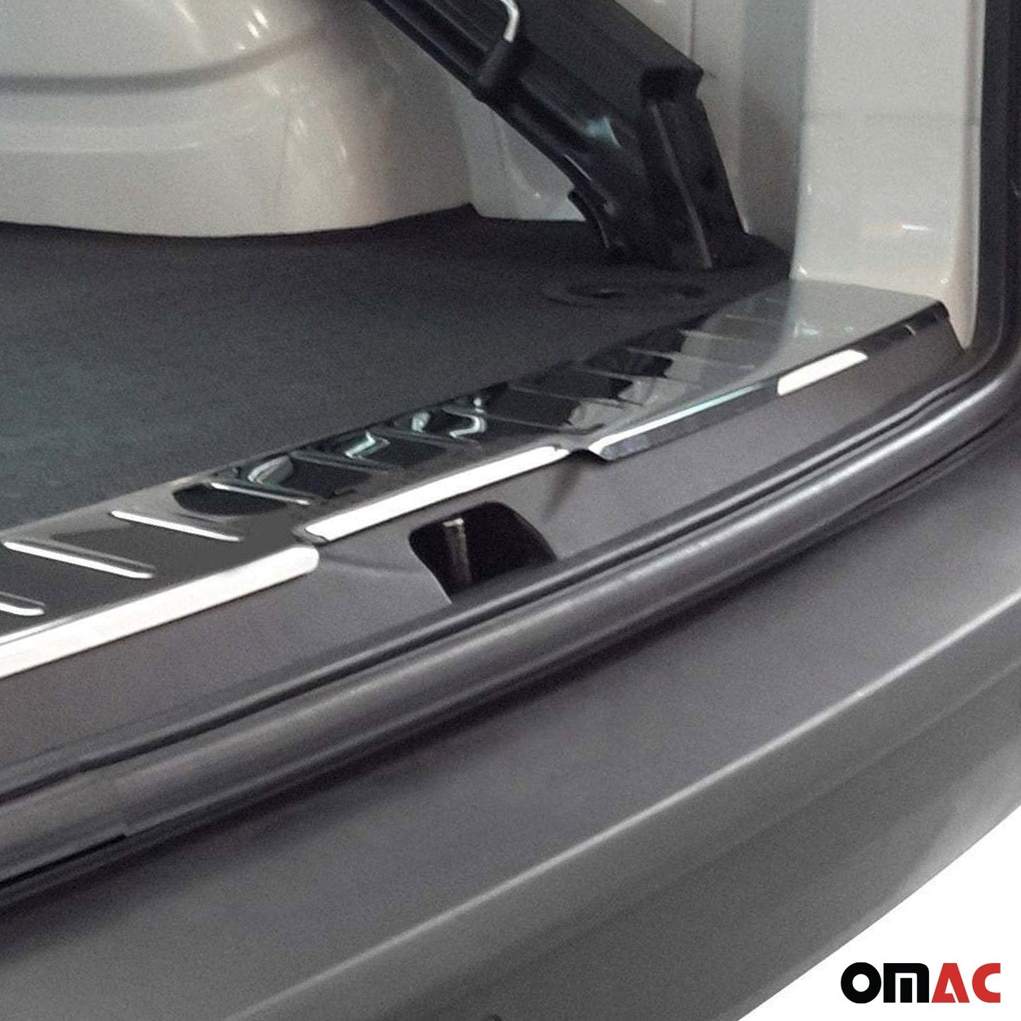 Protecție prag de portbagaj pentru VW T6 T6.1 Transporter, cromată, cu o singură ușă