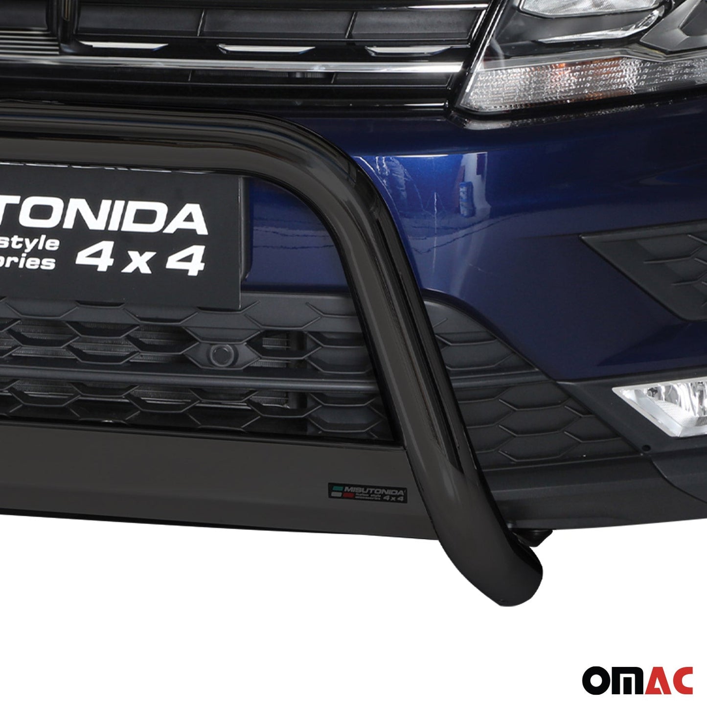 Bară de protecție/buton față pentru VW Tiguan Allspace 2016-2024 ø63mm oțel negru