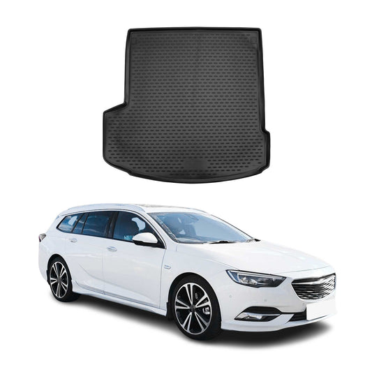 Kofferraummatte Kofferraumwanne für Opel Insignia 2017-2021 Gummi TPE Schwarz