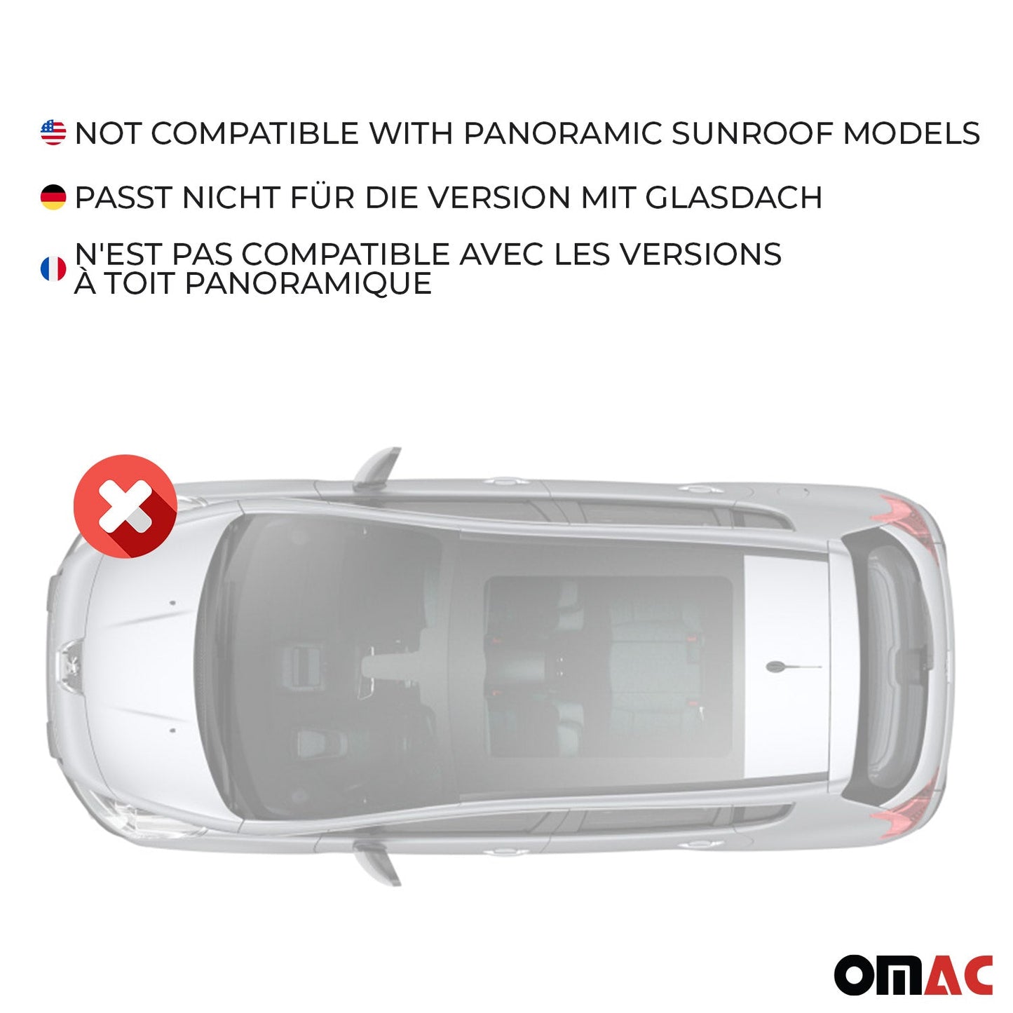 Dachträger Grundtäger für VW Passat B8 Stufenheck 2015-2022 75kg Alu Silber 2x