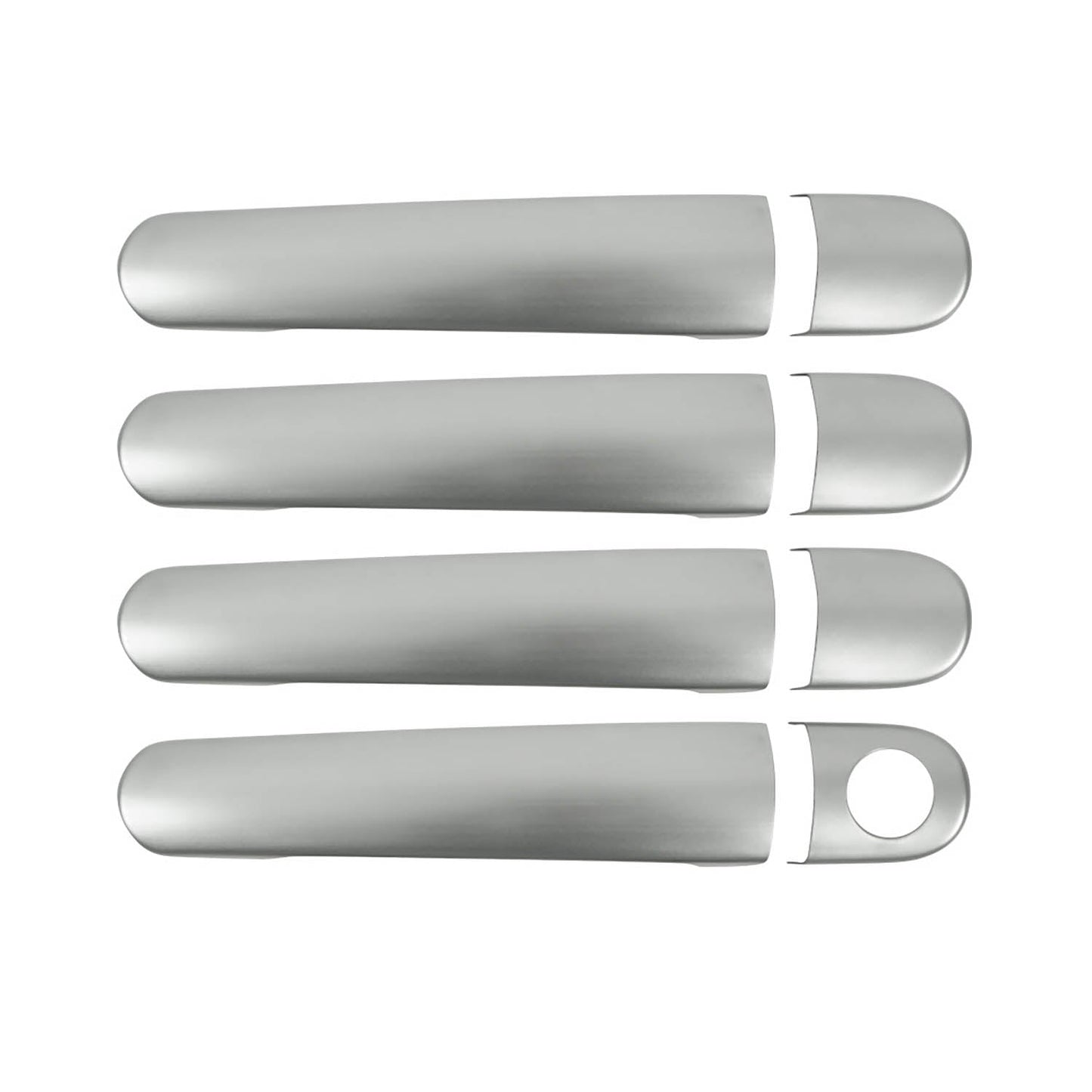 Türgriff Blende Türgriffkappen für Seat Leon 1999-2012 4-Tür Edelstahl Matt 8x
