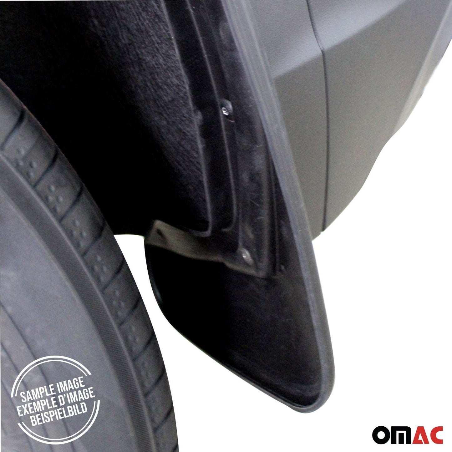 Chlapacze/nakładki na błotniki Peugeot 2008 2013-2019 tylne plastikowe czarne 2x