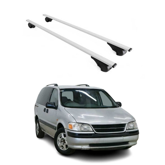 Portbagaj de plafon pentru Opel Sintra 1996-1999 75kg metal argintiu 2 buc