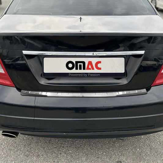 Ladekantenschutz Stoßstange für Mercedes C Klasse S204 2008-2014 Chrom Gebürstet