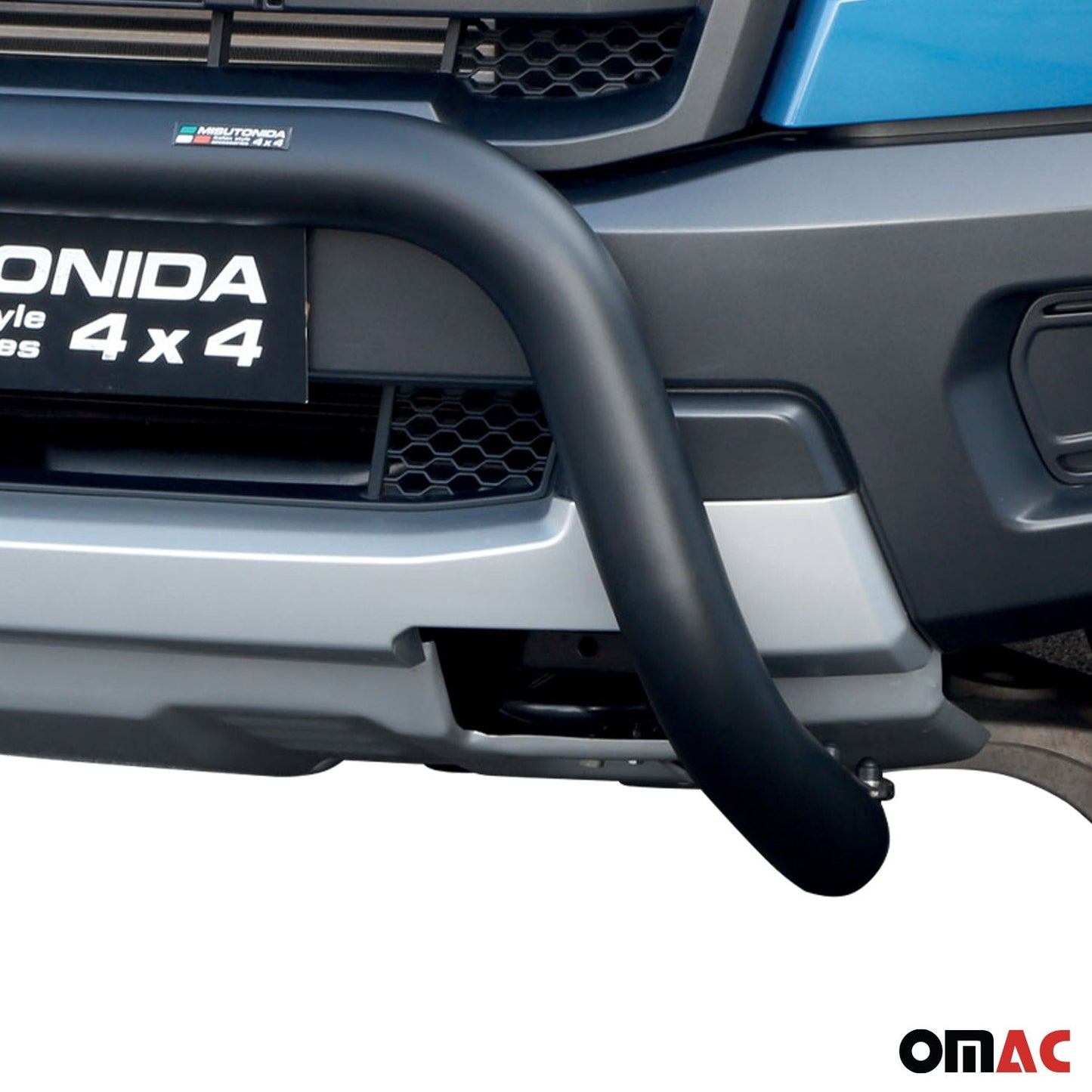 Bară de protecție/buton față pentru Ford Ranger Raptor 2019-2025, ø76mm, oțel, negru