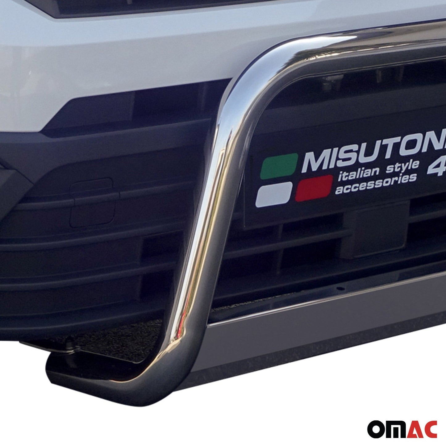 Frontbügel Frontschutzbügel für VW Crafter 2017-2025 ø63mm Stahl Silber Schutz