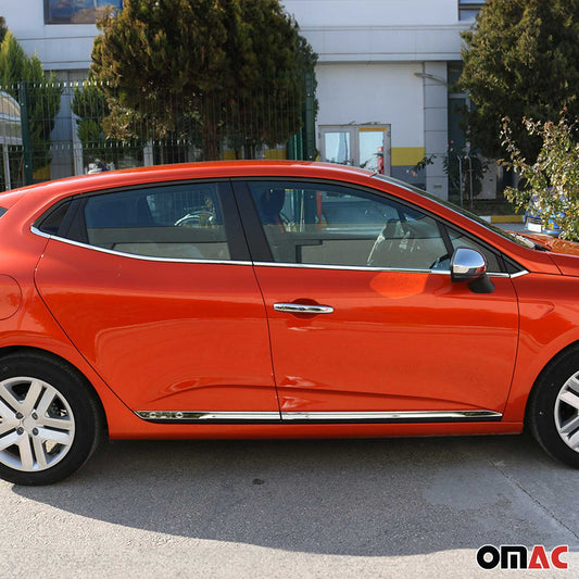 Fensterleisten Zierleisten für Renault Clio 2019-2025 Edelstahl Chrom 8tlg