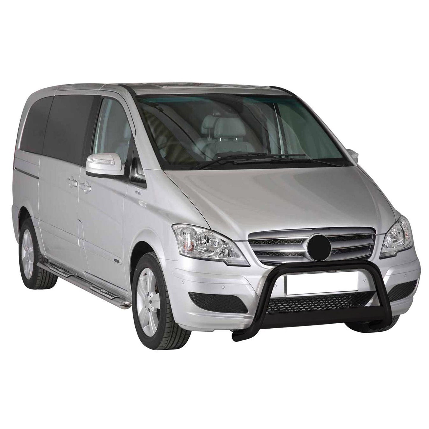 Bară de protecție/buton față pentru Mercedes Vito Viano 2010-2014 ø63 oțel negru