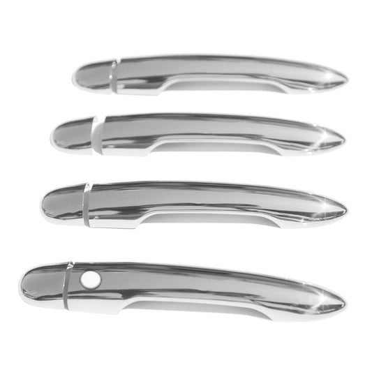 Ornamente cromate pentru mânerul ușii Renault Laguna 2001-2007 cu 4 uși, oțel inoxidabil, 8 buc.