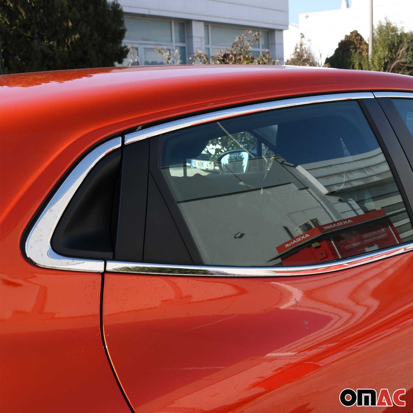 Benzi decorative pentru geamuri Renault Clio 2019-2020, oțel inoxidabil cromat, 12 bucăți