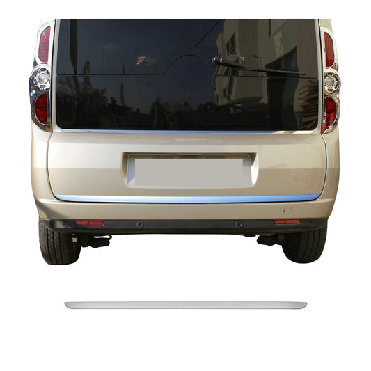 Kofferraumleiste Heckleiste für Opel Combo D Fiat Doblo Untere Chrom Edelstahl