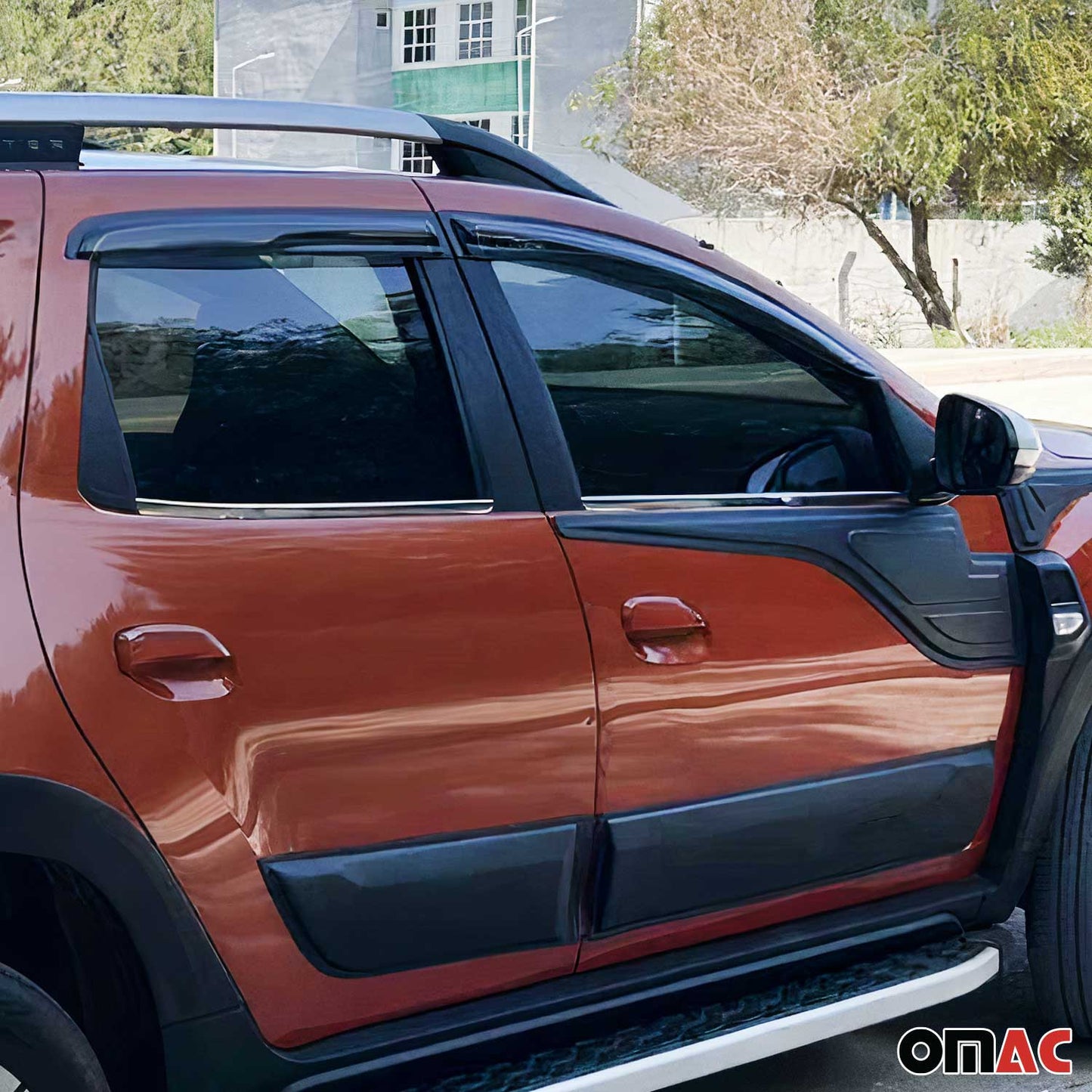 Fensterleisten Zierleisten für Dacia Duster 2018-2021 Edelstahl Chrom 4tlg