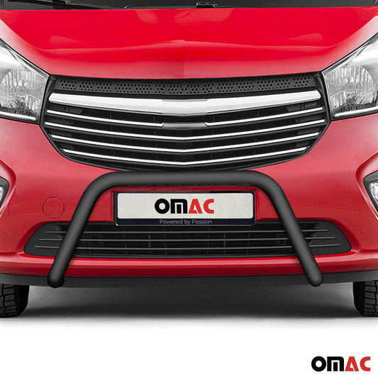 Bară de protecție față pentru Opel Vivaro 2014-2019 cu ABE (omologare de tip germană) Negru oțel