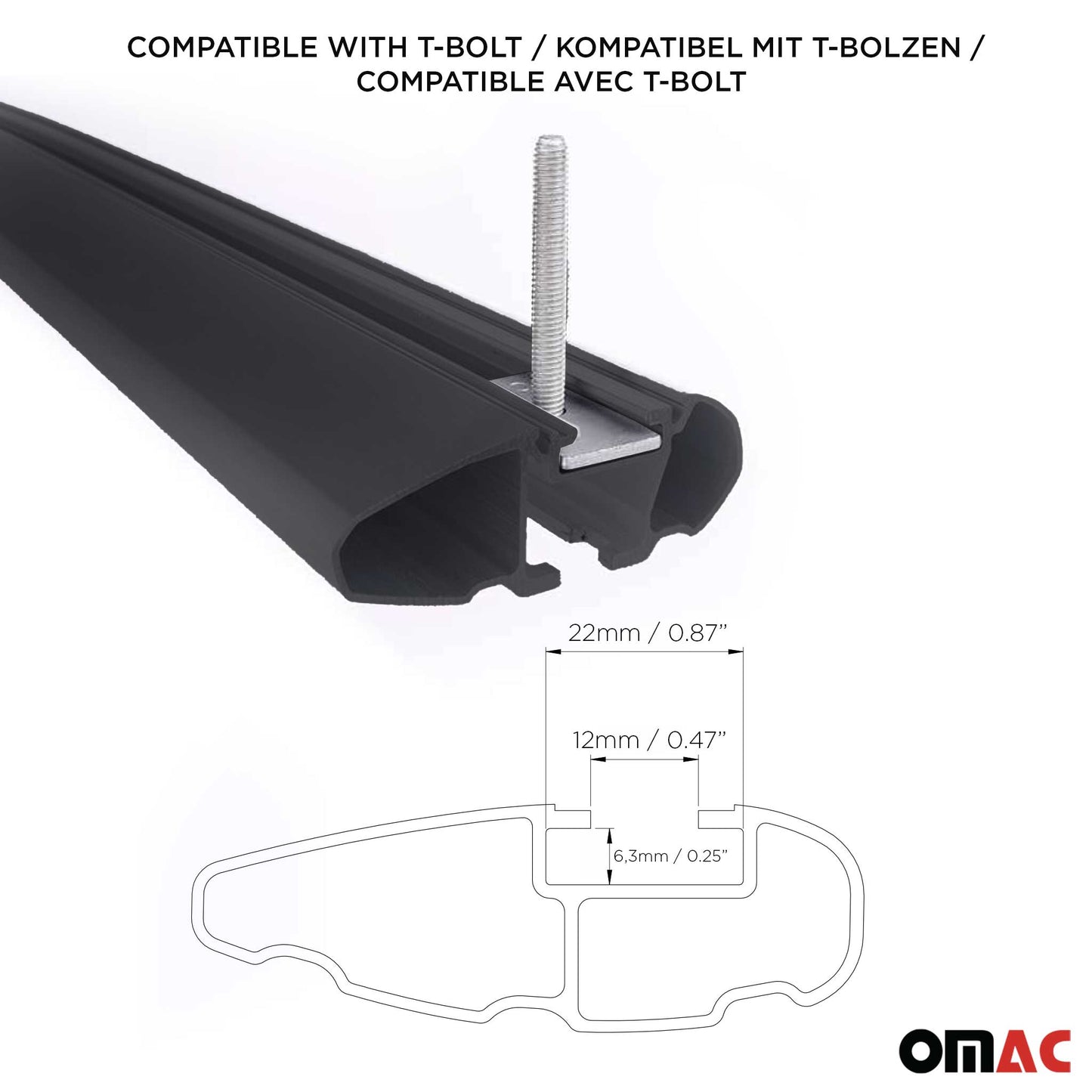 Portbagaj de plafon pentru Hyundai Bayon 2021-2025 75kg aluminiu negru 2 buc