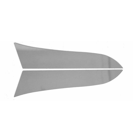 Spoiler Leiste Kofferraum Leiste für Jeep Compass 2016-2025 Edelstahl Silber 2x