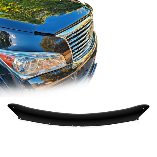 Motorhaube Deflektor Insekten Steinschlagschutz für Infiniti QX56 2010-13 Dunkel