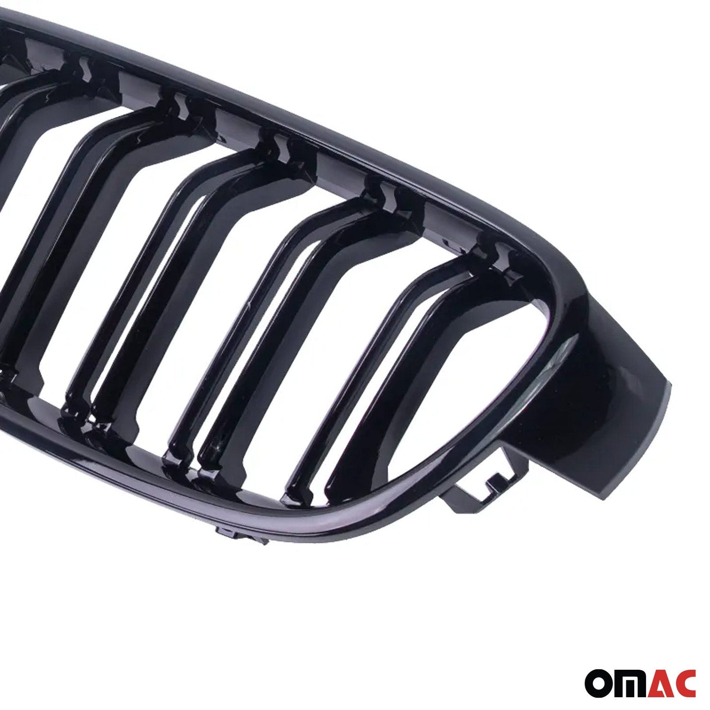 Nieren Grill Kühlergrill für BMW 3er F30 2012-2019 M-Tech Schwarz Glanz