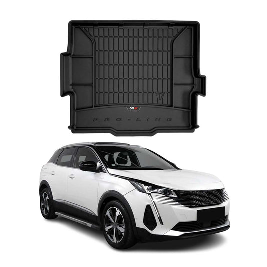 OMAC Gummi Kofferraumwanne für Peugeot 3008 2016-2024 TPE Laderaumwanne Schwarz