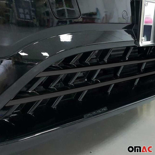 Benzi decorative grilă radiator pentru Mercedes Vito W447 2014-2025, crom închis, 2x