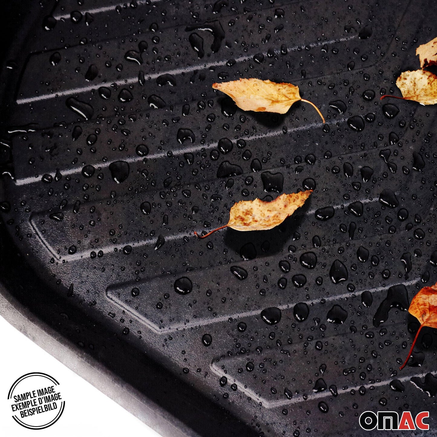 Fußmatten 3D Automatten Gummimatten für Ford Focus C-Max 2002-2010 Schwarz 4x