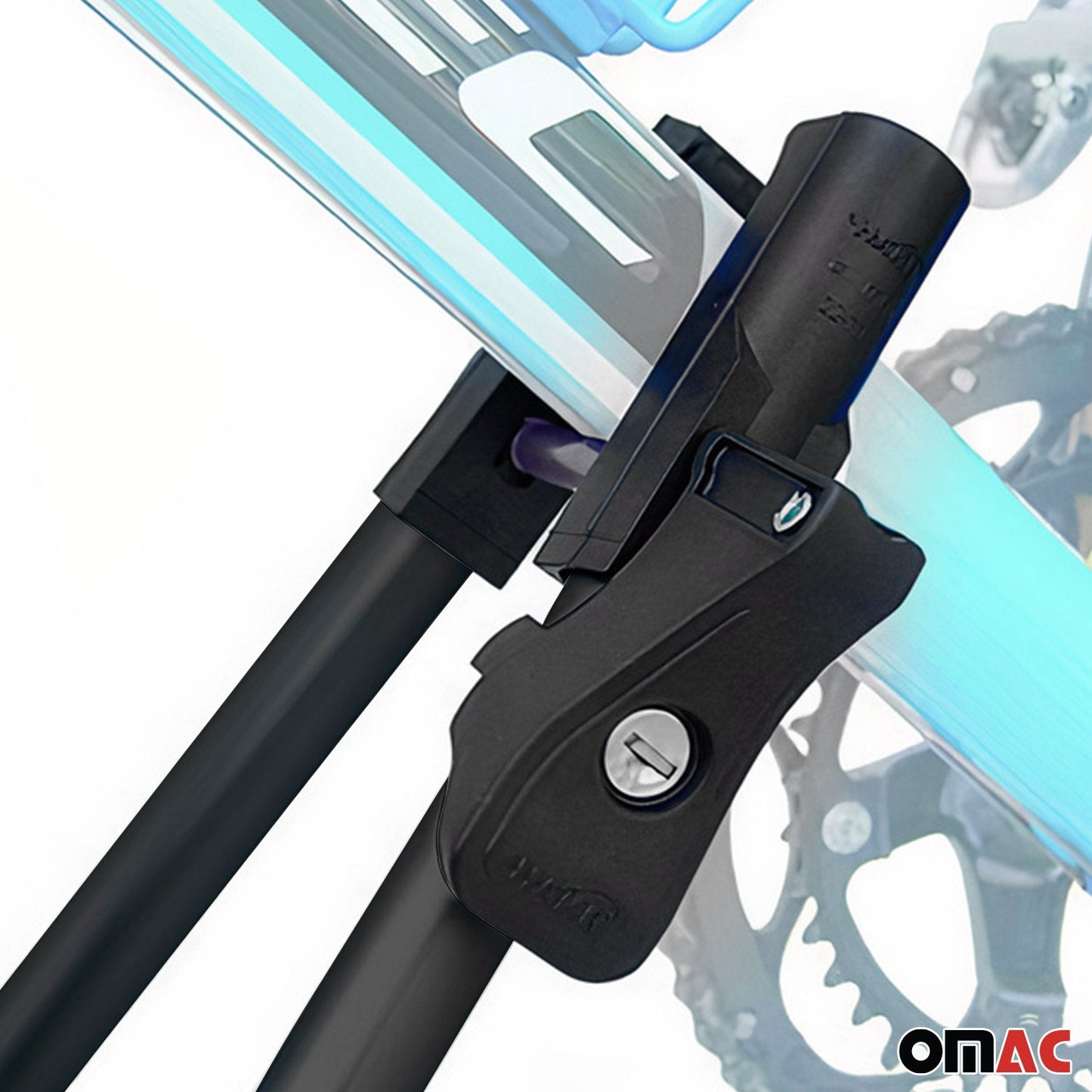 Fahrradträger Dachfahrradträger bis 17kg Aluminium Schwarz Fahrradhalter