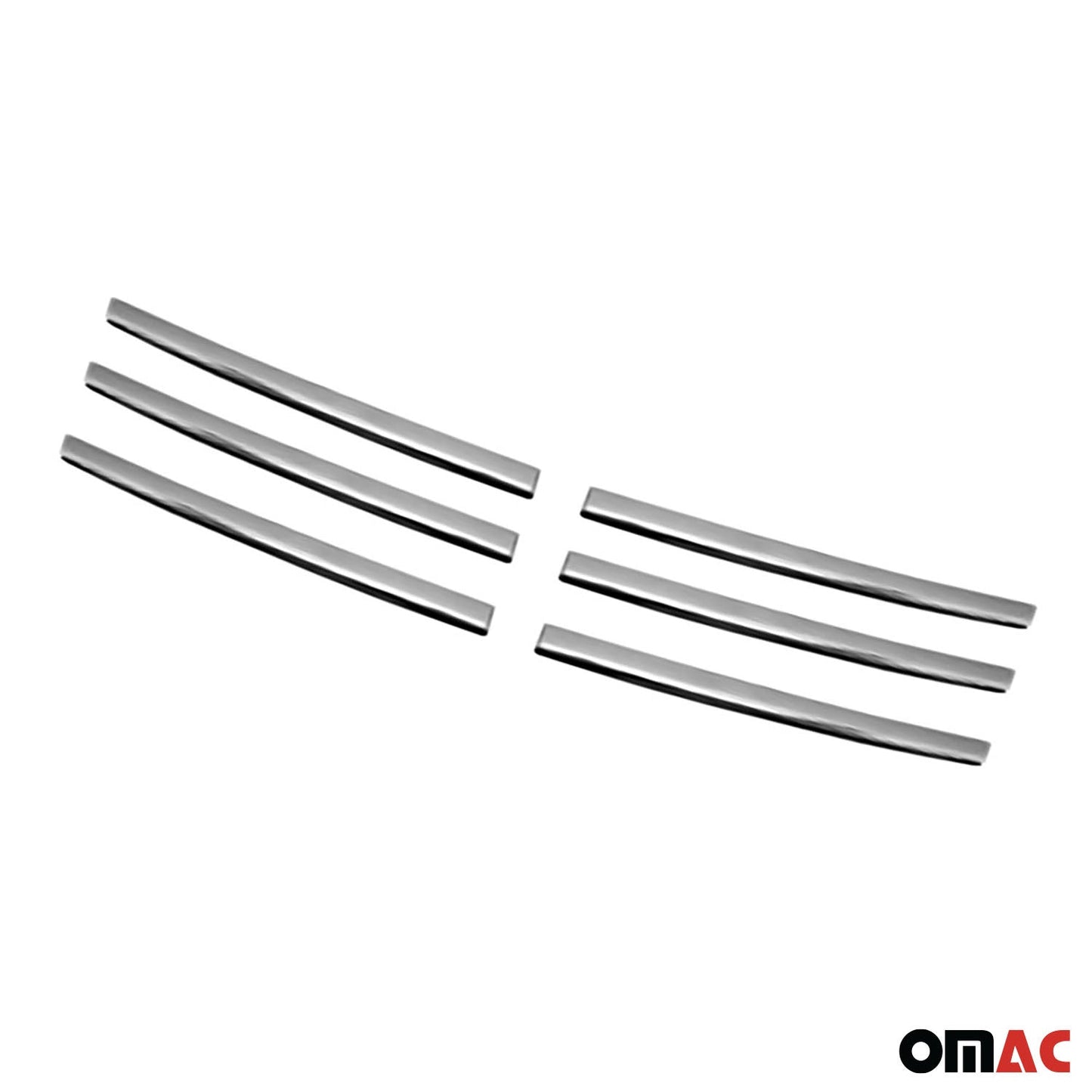 Benzi grilă radiator pentru VW Sharan 1995-2000, oțel inoxidabil, argintiu, 6 bucăți