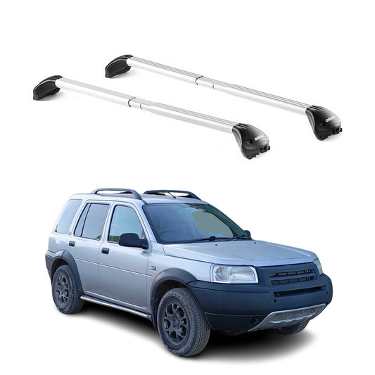 Dachträger für Land Rover Freelander I 1998-2006 5 tür 100kg Alu Silber 2x ABE