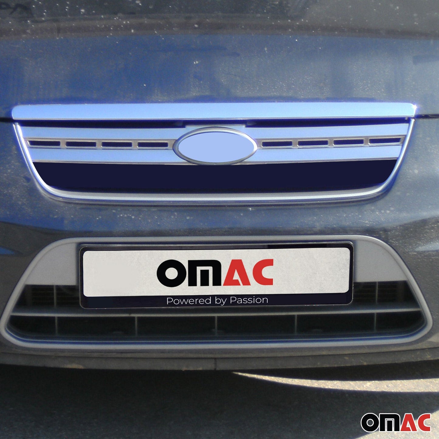 Benzi decorative grilă auto pentru Ford Tourneo Connect 2006-2009, argintiu cromat